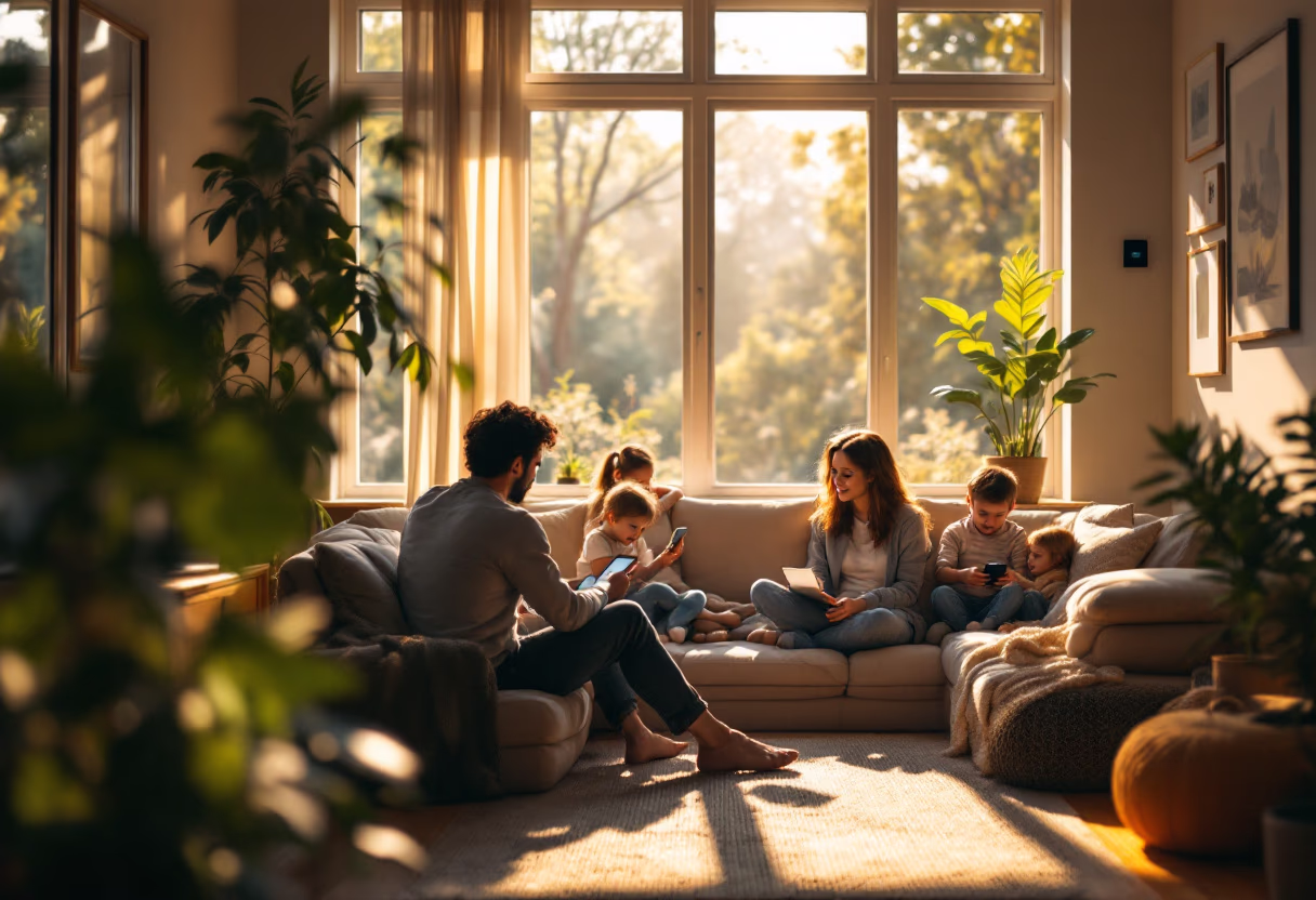 image of smart home technology setup (for a real estate tech)