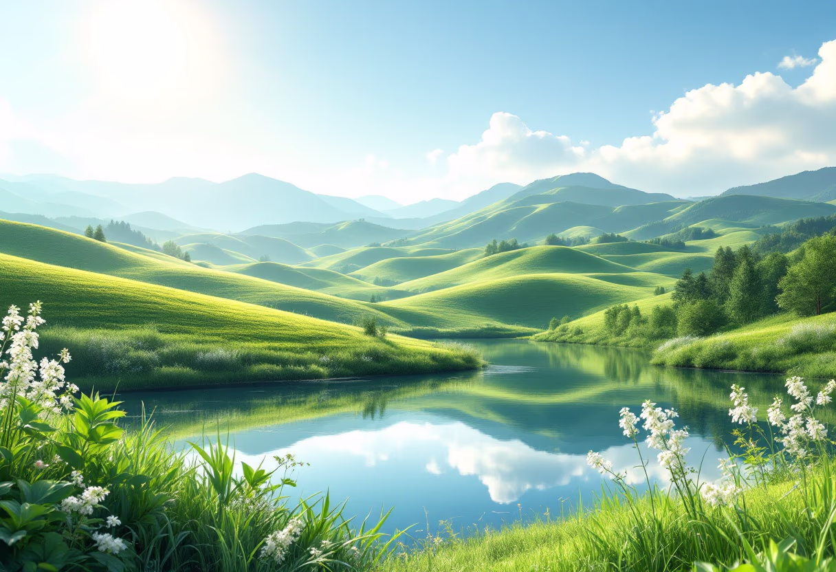 [background image] image of serene outdoor landscape (for a wellness center)