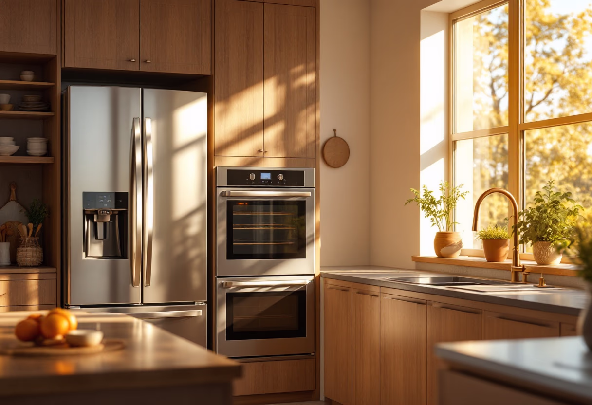 image of home appliances powered by solar energy