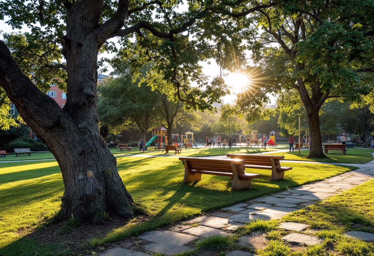 [background image] image of urban community scene (for a humanitarian aid nonprofit)